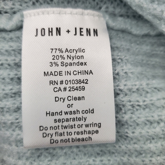 NEW John & Jenn Blue Mock Neck Sweater - Picture 5 of 5